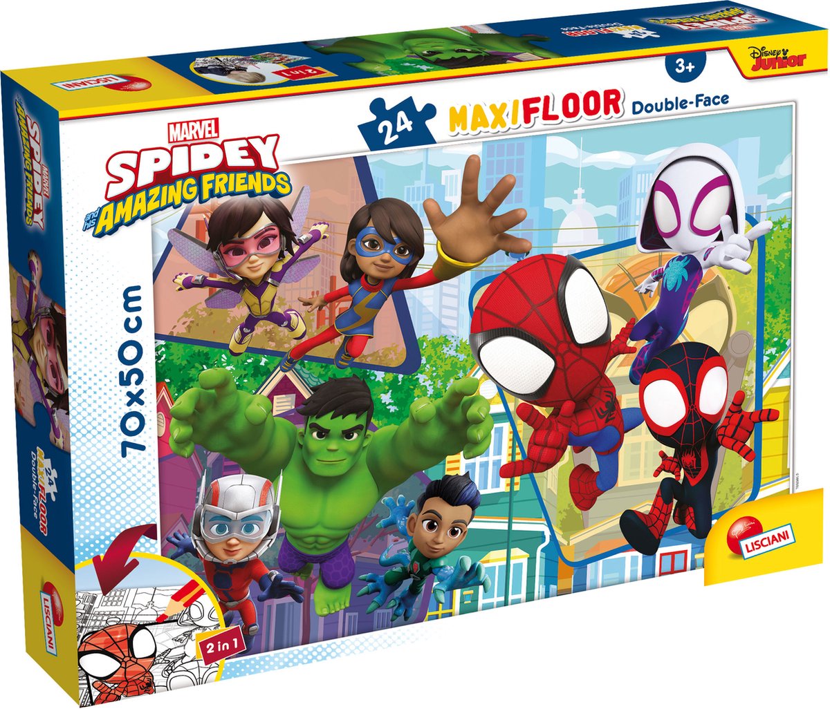 Lisciani marvel puzzle df maxi floor 24 spidey