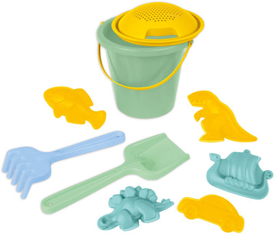 Lena sandbox play set - 9-piece beach toys for children.