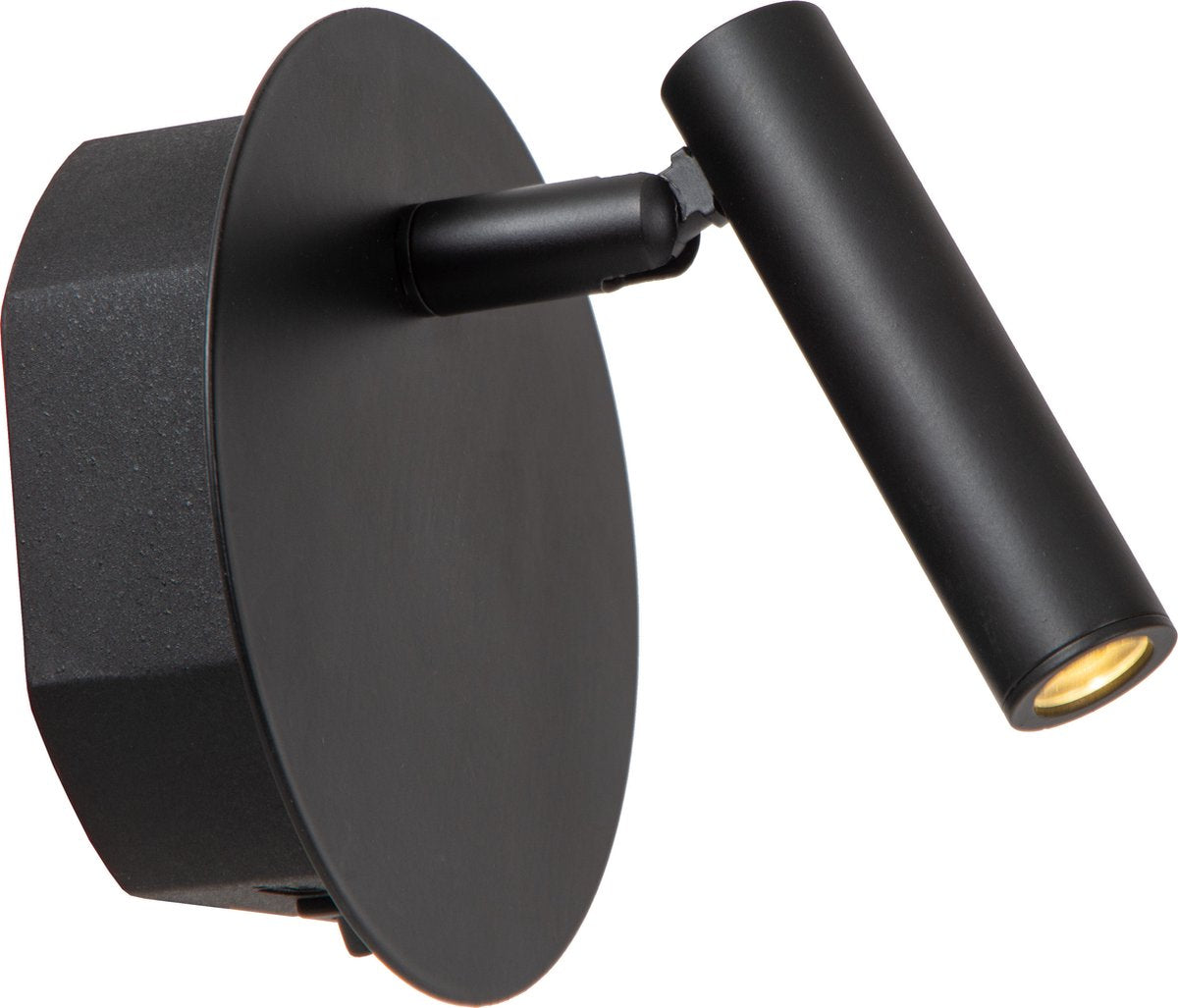 Lucide jolijn - lampada da comodino ricaricabile lampada da parete - batteria ricaricabile - ø 10,2 cm - LED - 1x2w 3000k - magnetica - nera