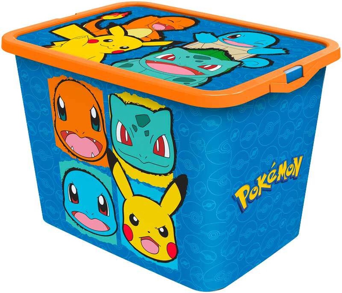 Pokémon opbergbox junior 23 liter blauw oranje