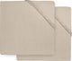 Materasso per box lenzuolo con angoli Jollein - nocciola - jersey - 2 pezzi - 75x95 cm