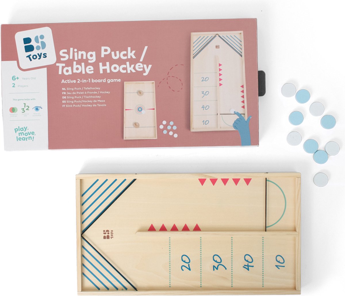 BS Toys Table Hockey e Slingpuck, 2in1