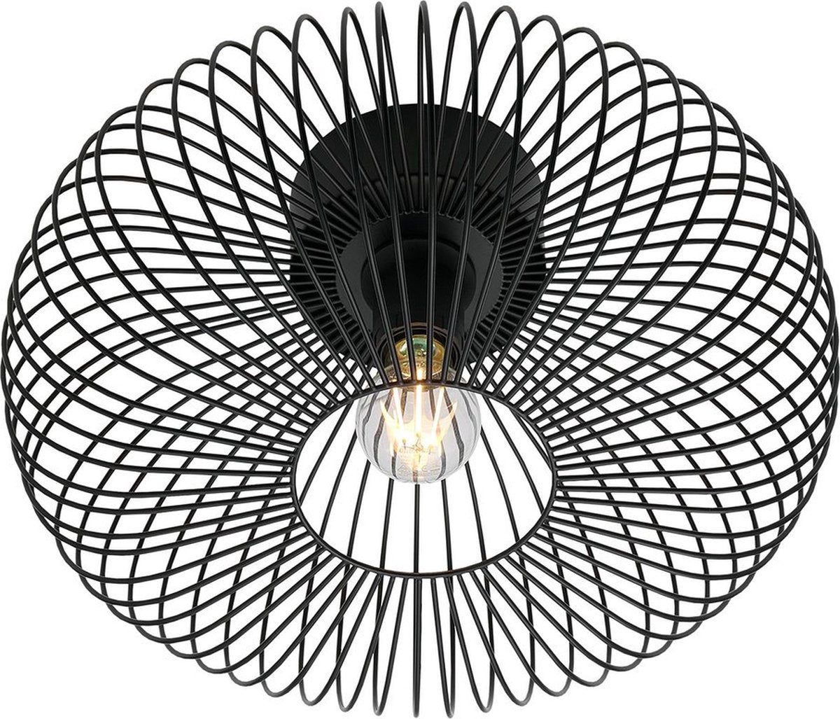 Nordlux beroni-plafondlamp-e27-metaal-zwart