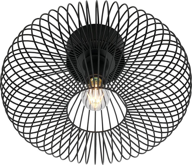Nordlux beroni-plafoniera-e27-metallo-nero