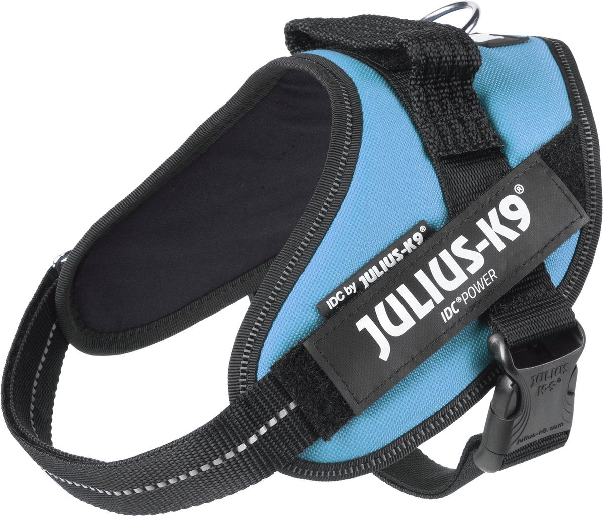 Julius k9 julius-k9 idc power arnés - arnés para perros - s - mini - azul celeste