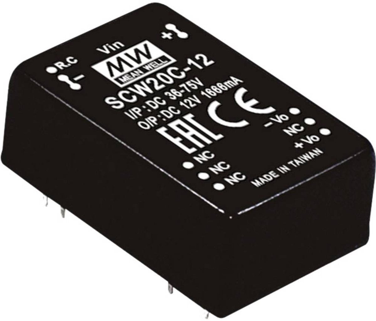 Mean Well scw20c-15 modulo convertitore DC 1.333 a 20 w numero di uscite: 1 x contenuto 1 pezzo(i)