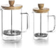 Lacor 350 ml houten embolus koffiezetapparaat