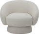 Bloomingville - ted loungestoel - wit - polyester