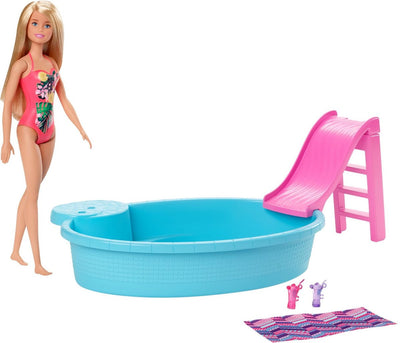 Piscina Barbie con bambola
