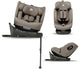 Silla de coche de lujo Deryan carly i-size - giratoria 360° - isofix - turrón de trufa