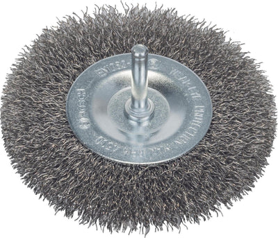 Bosch 6mm schijfborstel 100 gegolfd 0.3 inox