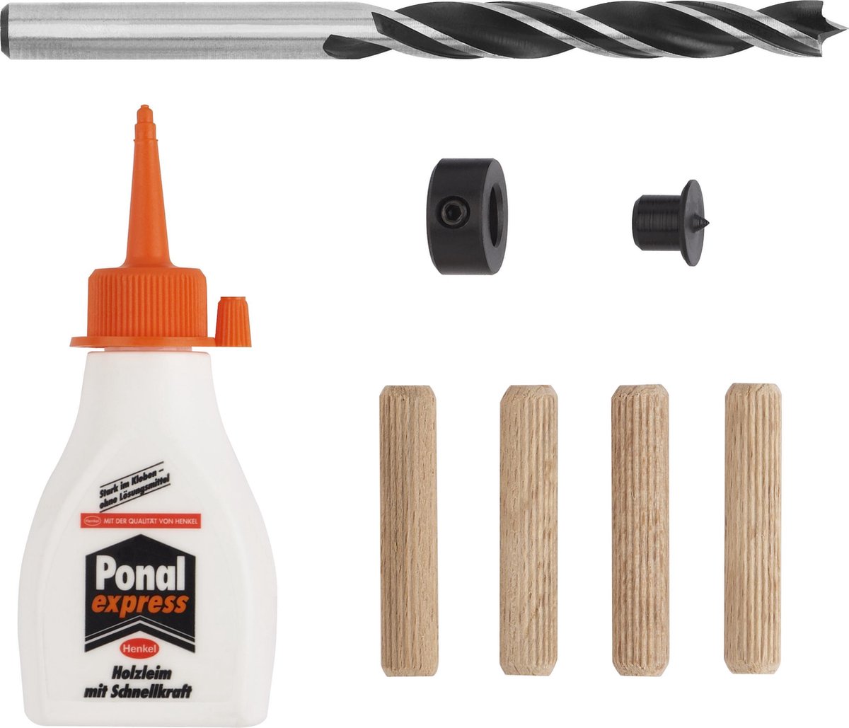 Juego de tacos de madera Bosch de 32 piezas