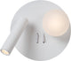 Lucide matiz - bedside lamp wall lamp - ø 16.5 cm - LED - 3000k - with USB charging point - white