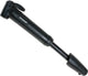Dunlop mini fietspomp - compacte handpomp fiets - draagbare fietspomp met adapter - lichtgewicht fiets pomp voor onderweg - zwart