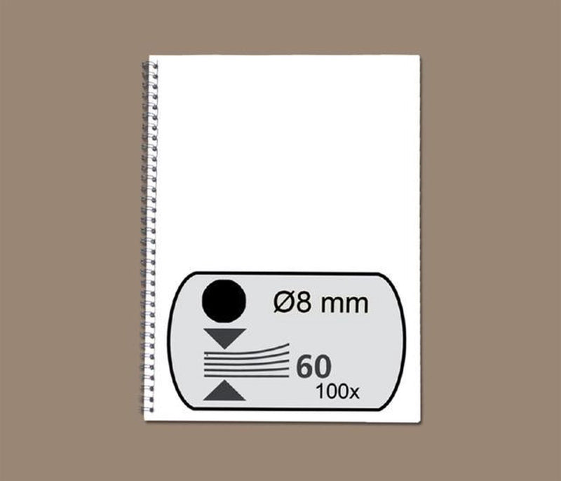 Pack 100 canutillos negros 53261 compañeros 8mm