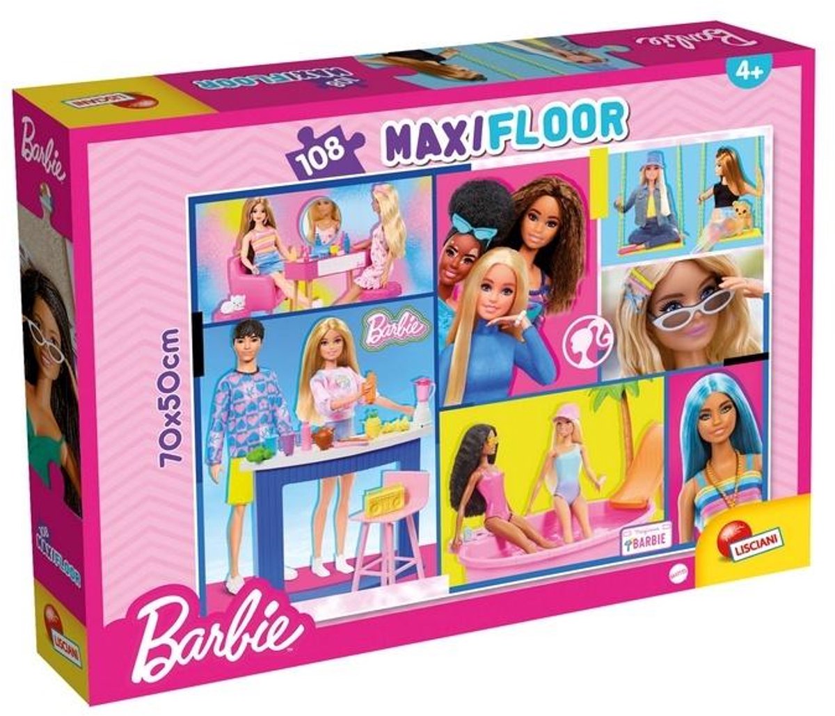 Lisciani barbie puzzle maxifloor 108