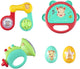 Sophie la giraffa il mio primo set musicale – set di strumenti musicali per bambini – tamburo, maracas, sonaglio a tromba – adatto a partire dai 6 mesi – musica e sviluppo sensoriale