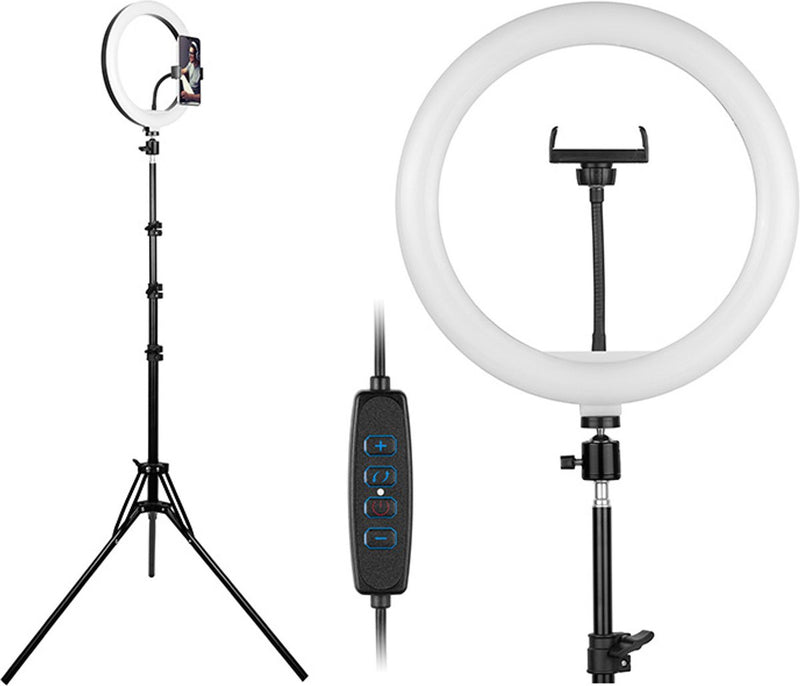 Lampada ad anello da studio Tracer traglo46745 - illuminazione professionale per foto e video perfetti - illuminazione perfetta per streamer, creatori di tiktok e creatori di contenuti!