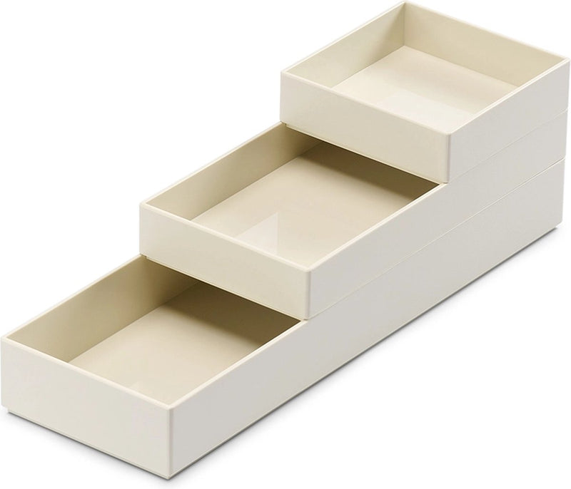Organizer da scrivania Orplast bianco - set 7 pezzi - eol