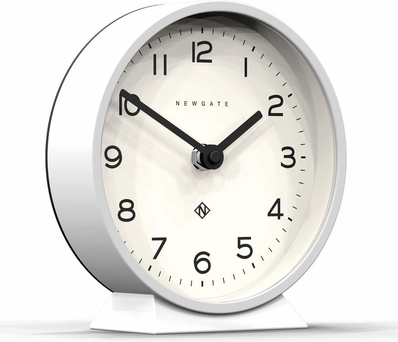 Reloj de mesa Newgate m echo blanco 16cm