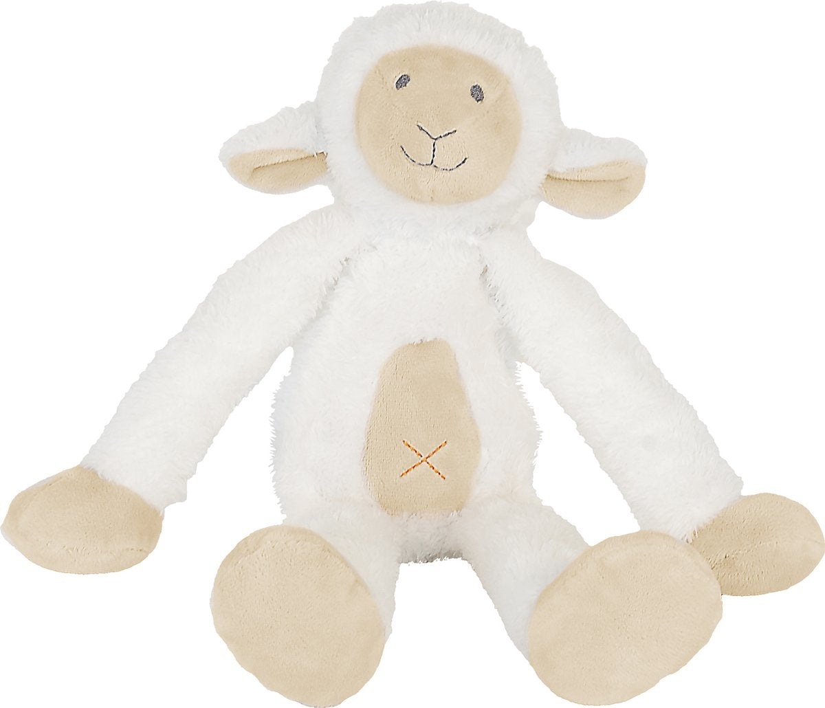 Happy horse schaap sade knuffel 32cm - wit - baby knuffel