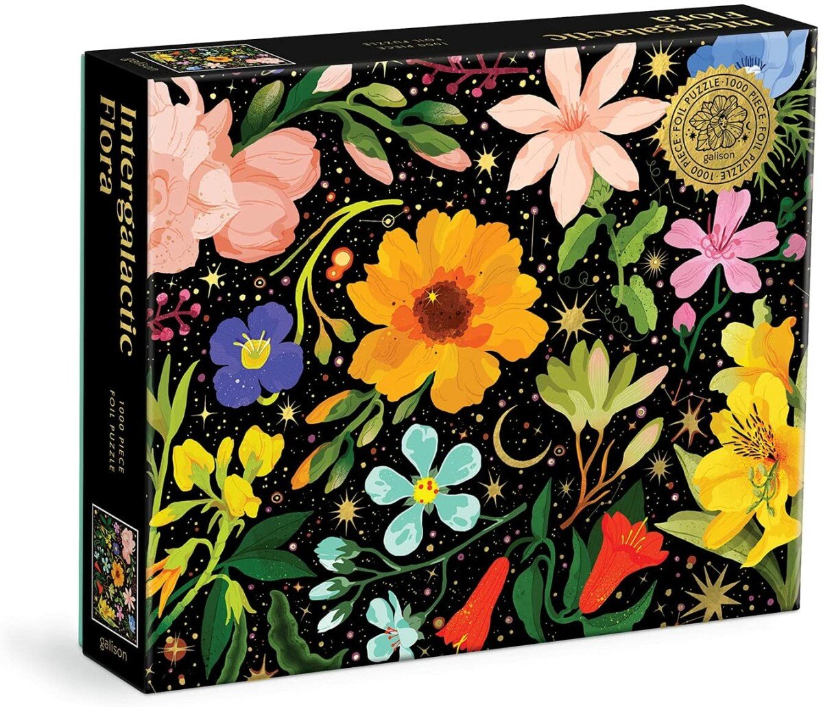 Puzzle foil da 1000 pezzi sulla flora intergalattica