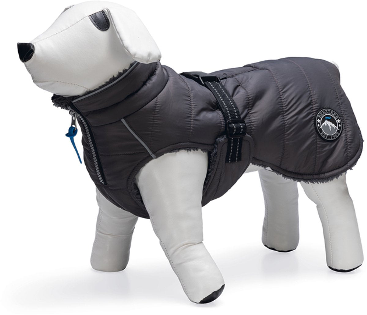 Beeztees Bobby - Cappotto per cani - Grigio - 24 cm