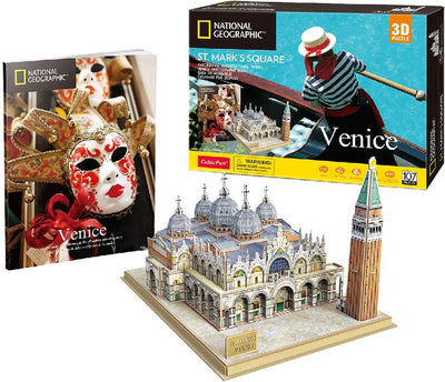 Cúbico Fun 3D Puzzle National Geographic st. Marco Plein