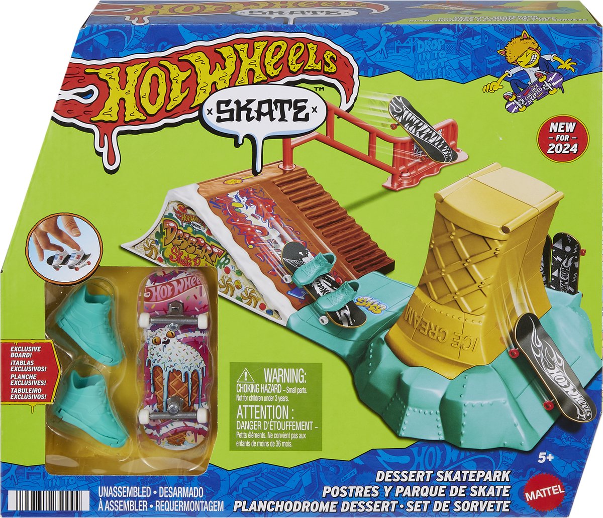 Hot wheels skate - skate dessert park play set