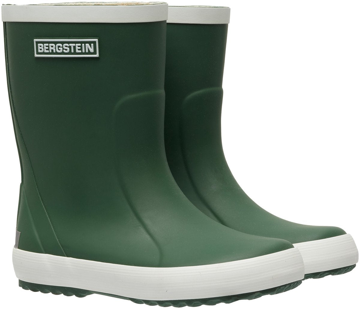 Bergstein botas de agua clásicas unisex junior - verde oscuro