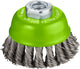 Spazzola Bosch M14 75 treccia 0,5 in acciaio inox