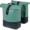 Basil borsa doppia per bicicletta cove 28-32l 14 x 29 x 36 cm - verde nero