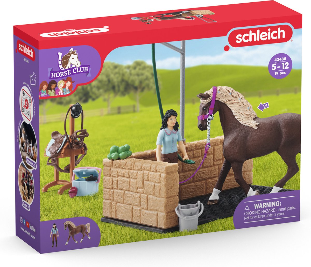 Schleich 42438 Wasplaats con caballos Emily
