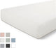 Byrklund lenzuolo con angoli letto basics cotone - 180x200 - 100% cotone - bianco sporco