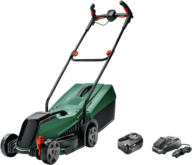 Rasaerba a batteria Bosch citymower 18v-32-300 - con batteria 18 v - 5ah e caricabatteria - larghezza di taglio: 32 cm