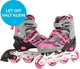 Skeelers Pink Grey, tamaño 37-40