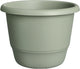 Elho amiga round 55 - macetero grande para interior y exterior - plástico 100% reciclado - ø 55 x h 41,3 cm - verde tomillo