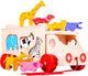BigJigs Wooden Forma Box Truck, 11dlg.