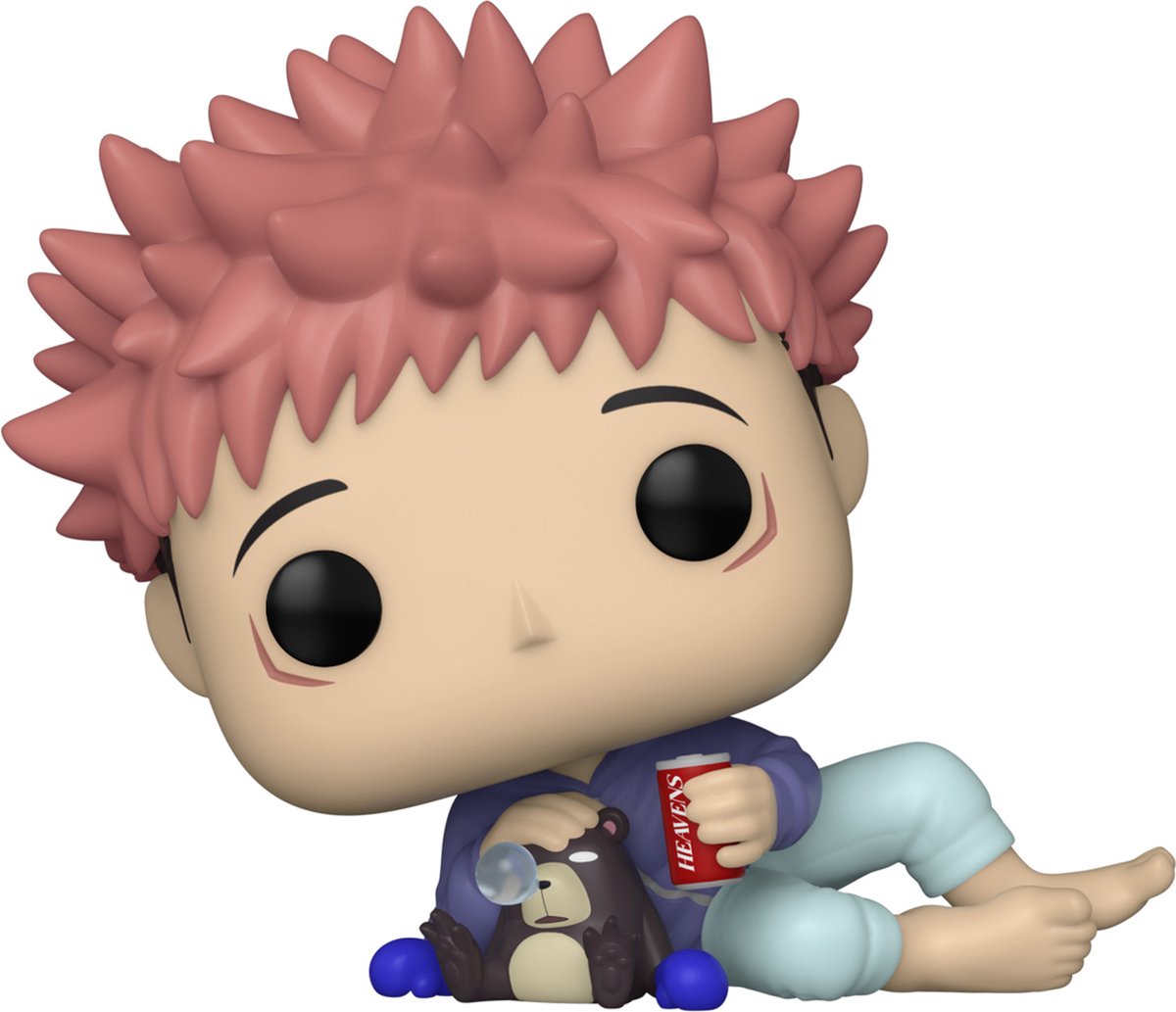 Funko pop! jujutsu kaisen - yuji itador with tsukamoto doll #1117 exclusive