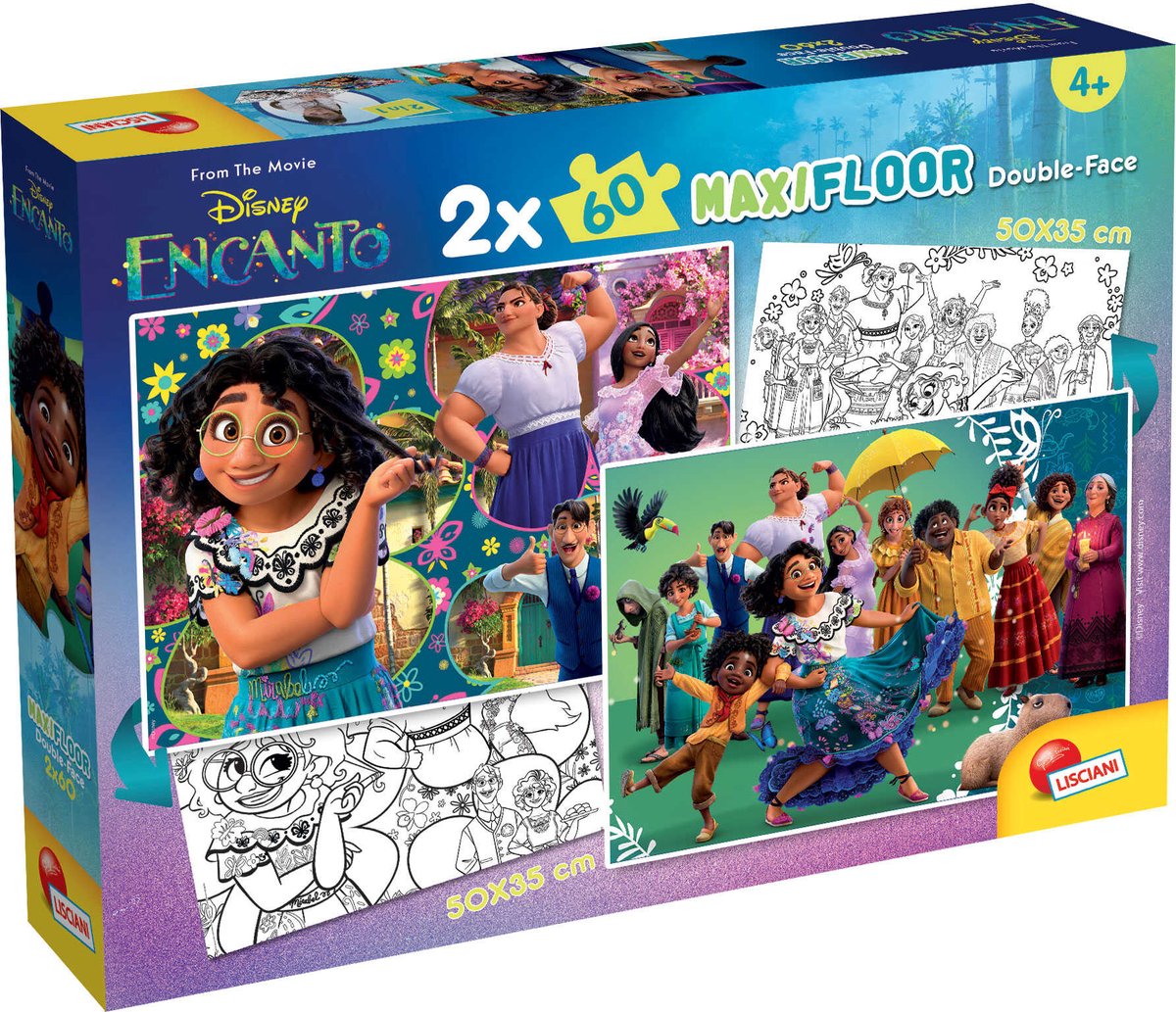 Lisciani disney puzzle df maxifloor 2 x 60 encanto