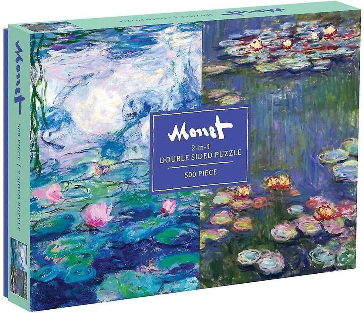 Monet puzzle bifacciale da 500 pezzi