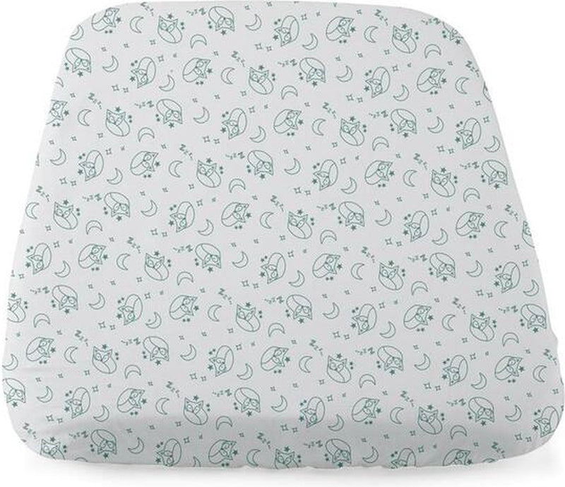 Chicco - next2me - hoeslaken - set van 2 - foxy - groen wit