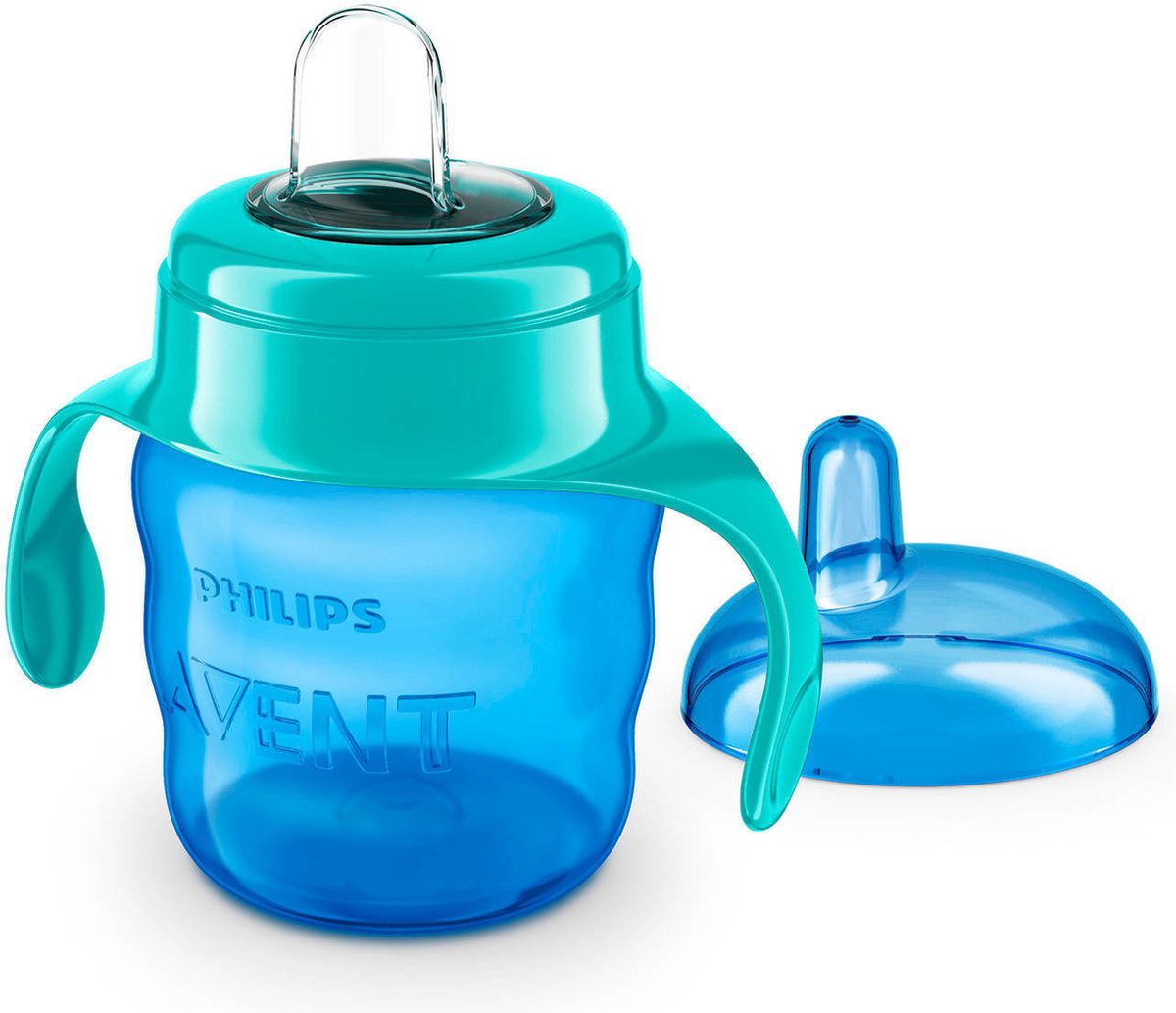 Bicchiere Philips avent - 6 + mesi - 200 ml - blu - scf551 05