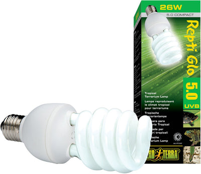 Exo terra reptil uvb 100 - iluminación para terrarios - 25w