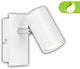 B.k.licht briloner isil a – faretto a plafone – con sorgente luminosa eek a* – faretti orientabili – faretti a soffitto bianchi – 12 cm