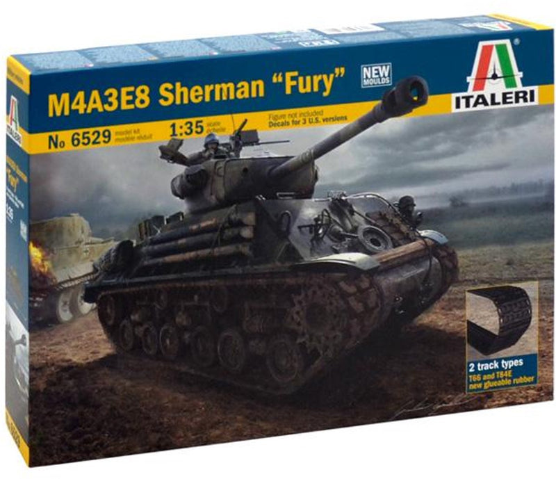 Italeri 6529 - m4a3e8 sherman furia - 1:35