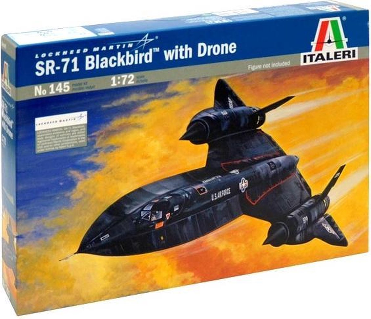 Italeri SR-71 Blackbird con drone - aereo militare - 1:72