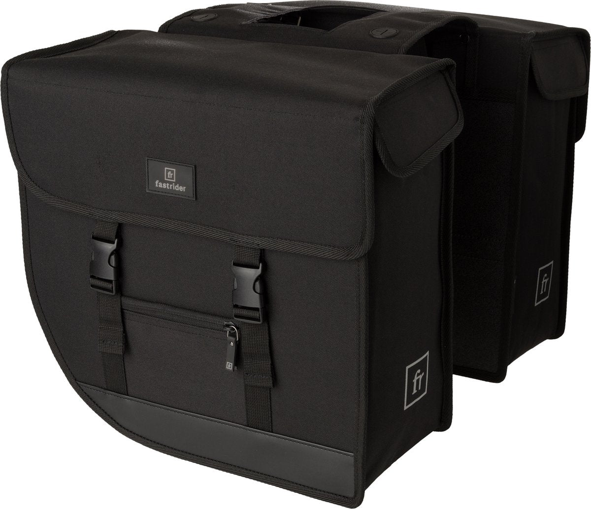 Borsa da bicicletta doppia Fastrider bodyl ibrida basics large nera - 20113100-000