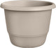 Elho amiga round 47 - macetero para interior exterior - plástico 100% reciclado - ø 47,0 x h 35,3 cm - beige hongo