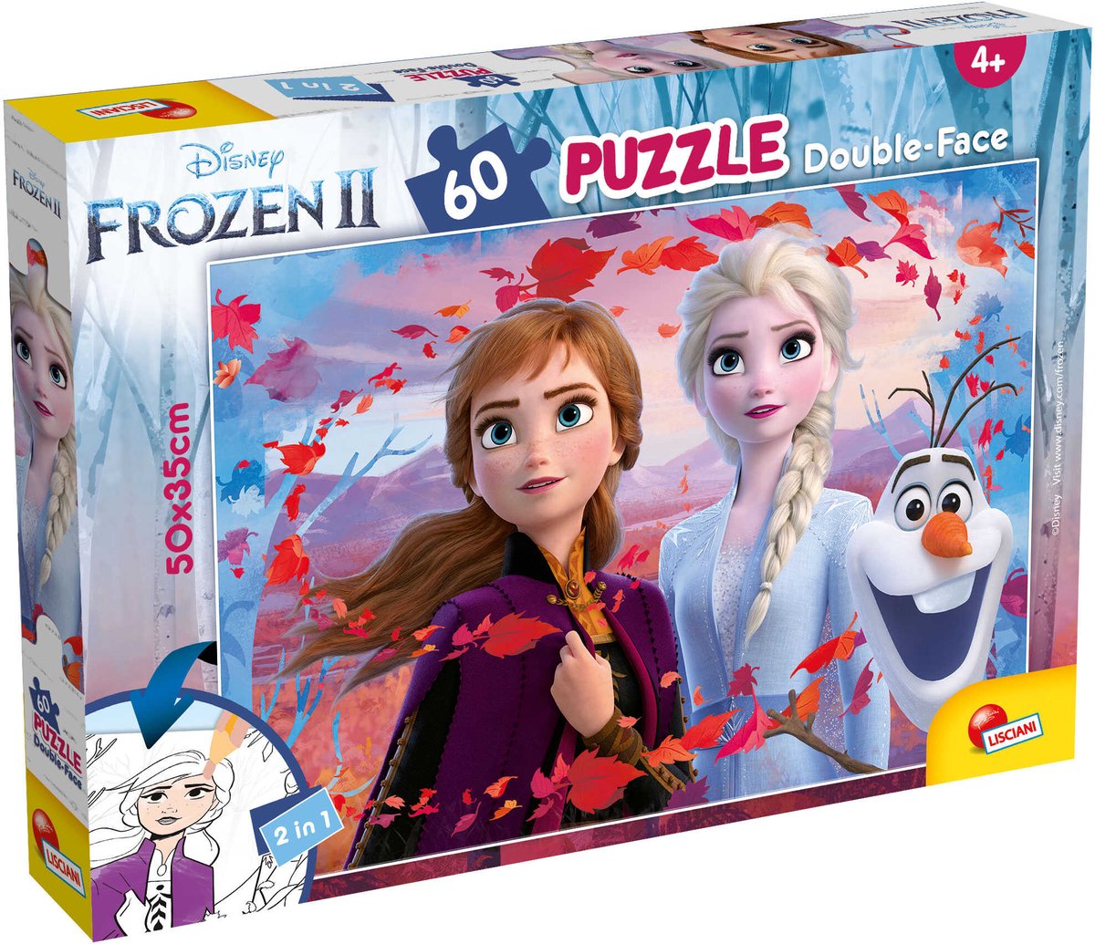 Lisciani disney rompecabezas df plus 60 frozen ii